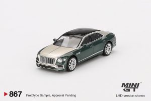 Mini GT Bentley Flying Spur White Sand Verdant - Mini GT 867
