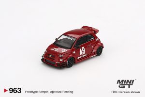 Mini GT LB-WORKS x Abas Works ABARTH 595 - Red  - Mini GT 963