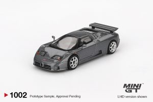 Mini GT Bugatti EB110 Super Sport Grigio Scuro - Mini GT 1002