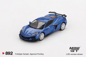 Mini GT Chevrolet Corvette Z06 2023 Elkhart Lake Blue Metallic - Mini GT 892