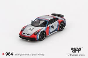 Mini GT Porsche 911 Dakar Ice Gray Metallic "Rally 1978" - Mini GT 964