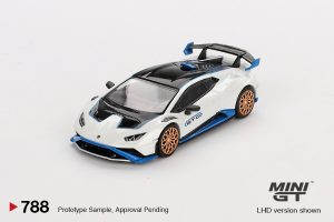 Mini GT Lamborghini Huracan STO Bianco Asopo - Mini GT 788