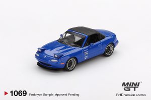 Mini GT Mazda Miata MX-5 (NA) Tuned Version Dark Blue - Mini GT 1069